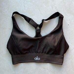 All Yoga Airlift Suit Up Bra - Espresso